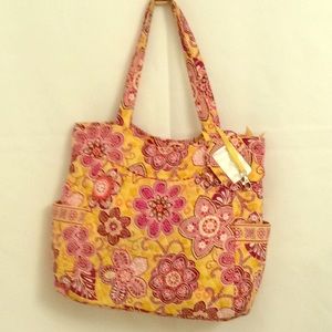 Vera Bradley Large Tote yellow